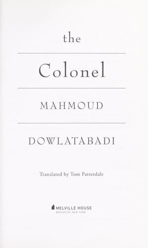 Tapa de The colonel