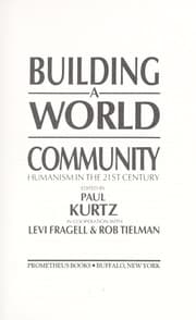 Tapa de Building a world community