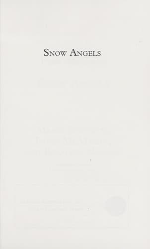 Tapa de Snow angels