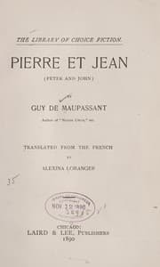 Tapa de Pierre et Jean (Peter and John)