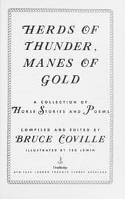 Tapa de Herds of Thunder, Manes of Gold