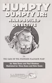 Tapa de Humpty Dumpty, Jr., hardboiled detective, in the case of the fiendish flapjack flop