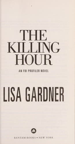 Tapa de The killing hour