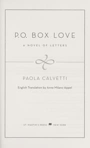 Tapa de P.O. Box love