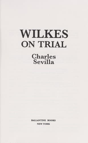 Tapa de Wilkes on trial