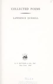 Tapa de Collected poems