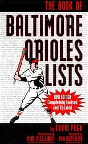 Tapa de The Book of Baltimore Orioles Lists