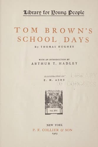 Tapa de Tom Browns  school-days