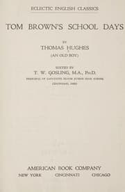 Tapa de Tom Brown's school-days