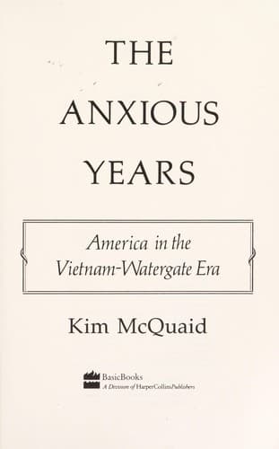 Tapa de The Anxious Years