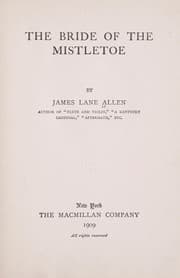 Tapa de The bride of the mistletoe