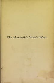 Tapa de The housewife's what's what