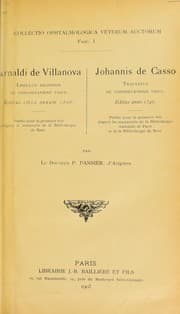 Tapa de Collectio ophtalmologica veterum auctorum ...
