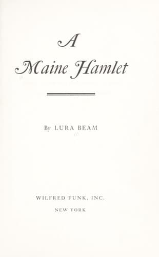 Tapa de A Maine Hamlet