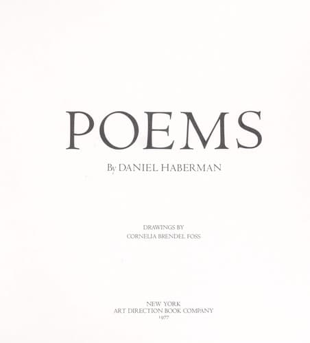 Tapa de Poems