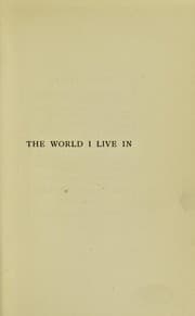 Tapa de The world I live in