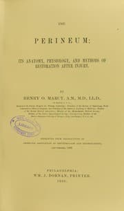 Tapa de The perineum : its anatomy, physiology, and methods of restoration after injury