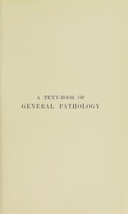 Tapa de A text-book of general pathology
