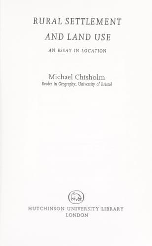 Tapa de Rural settlement and land use