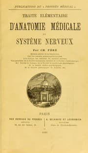Tapa de Traite el©♭mentaire d'anatomie m©♭dicale du syst©·me nerveux