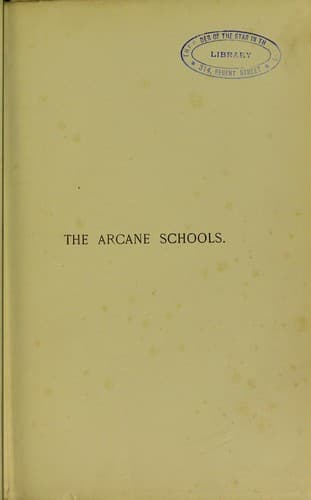 Tapa de The arcane schools