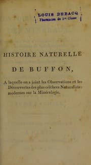 Tapa de Histoire naturelle des min©♭raux