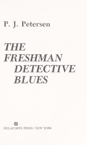 Tapa de The freshman detective blues