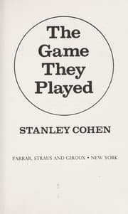 Tapa de The game they played