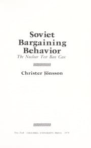 Tapa de Soviet bargaining behavior