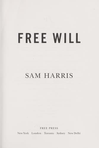 Tapa de Free will