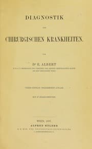 Tapa de Diagnostik der chirurgischen Krankheiten