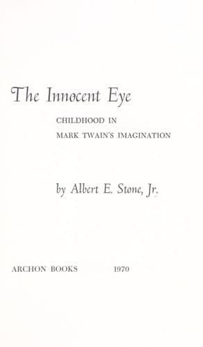 Tapa de The innocent eye
