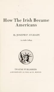 Tapa de How the Irish became Americans
