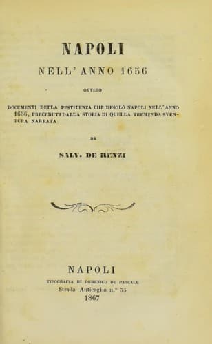 Tapa de Napoli nell'anno 1656