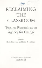 Tapa de Reclaiming the classroom