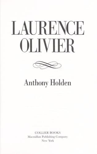 Tapa de Laurence Olivier
