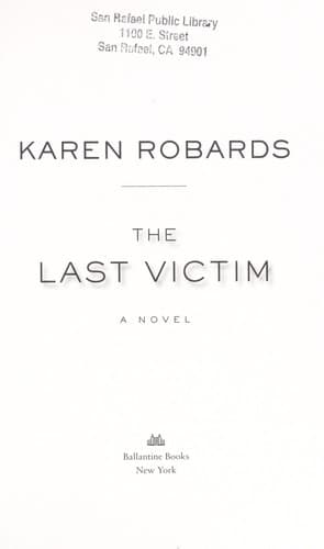 Tapa de The last victim