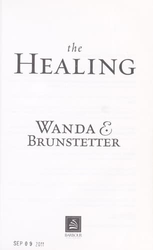 Tapa de The healing