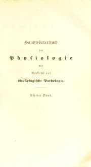 Tapa de Handw©œrterbuch der physiologie