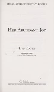 Tapa de Her abundant joy