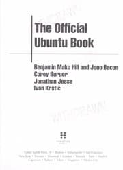 Tapa de The official Ubuntu book