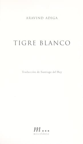 Tapa de Tigre blanco