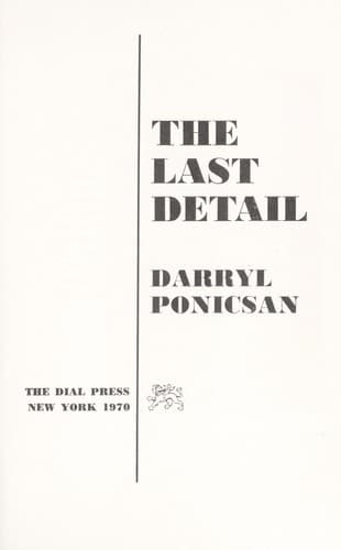 Tapa de The last detail