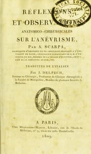 Tapa de R©♭flexions et observations anatomico-chirurgicales sur l'an©♭urisme