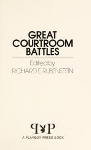 Tapa de Great courtroom battles