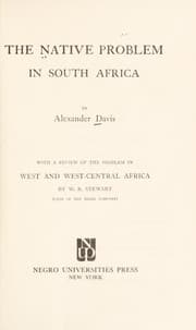 Tapa de The native problem in South Africa