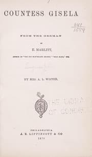 Tapa de Countess Gisela