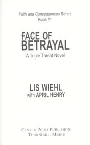 Tapa de Face of betrayal