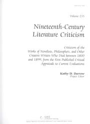 Tapa de Nineteenth-century literature criticism