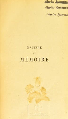 Tapa de Mati©·re et m©♭moire